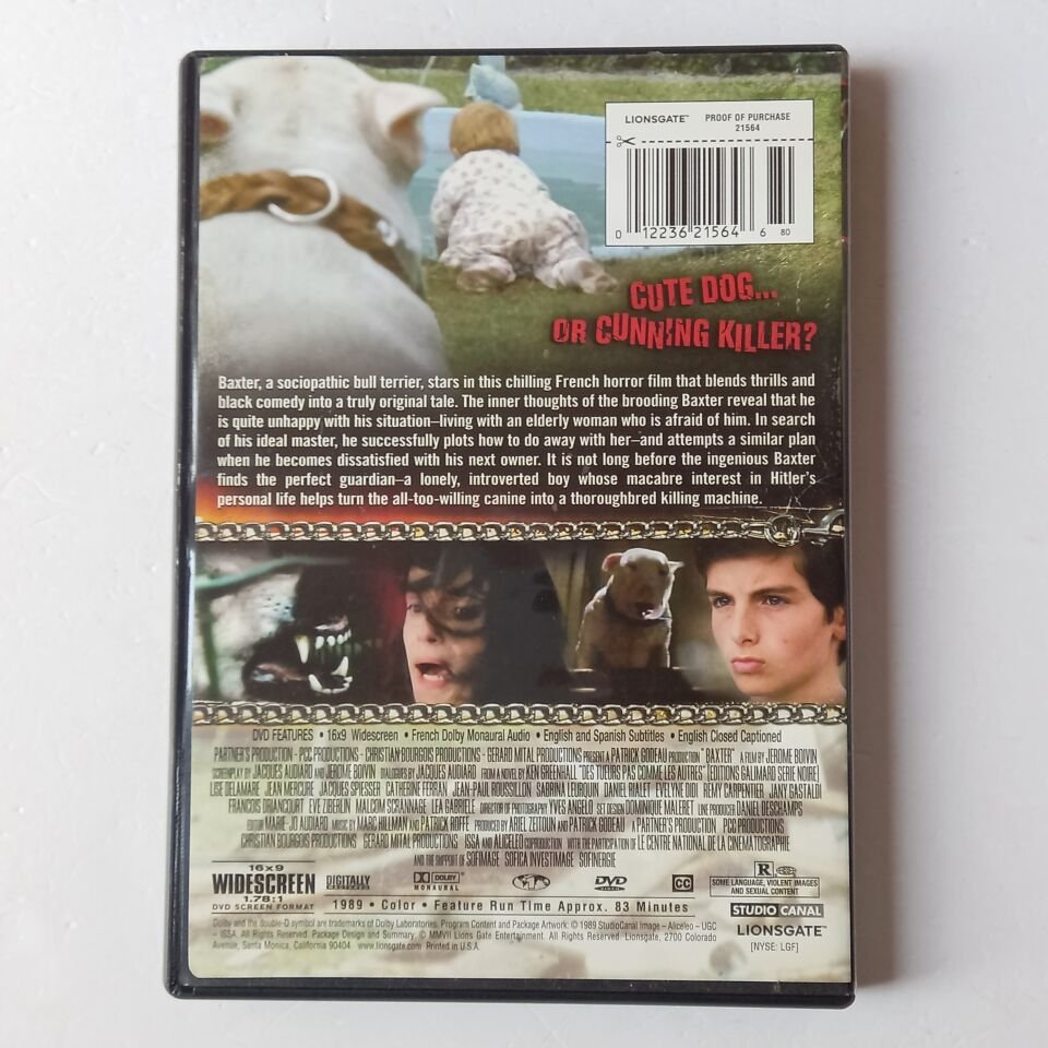 BAXTER - JEROME BOIVIN - DVD 1.BÖLGE 2.EL