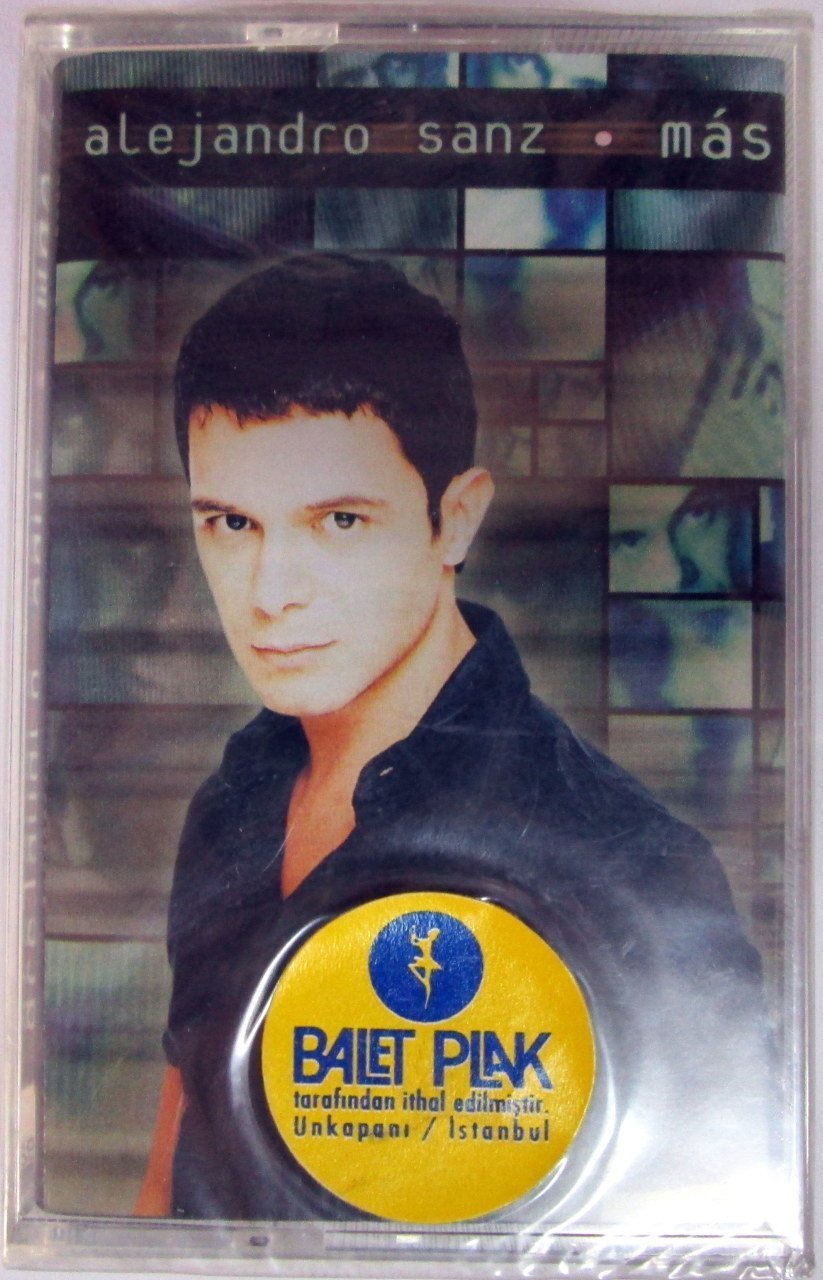 ALEJANDRO SANZ - MAS (1997) CASSETTE MADE IN GERMANY ''NEW''