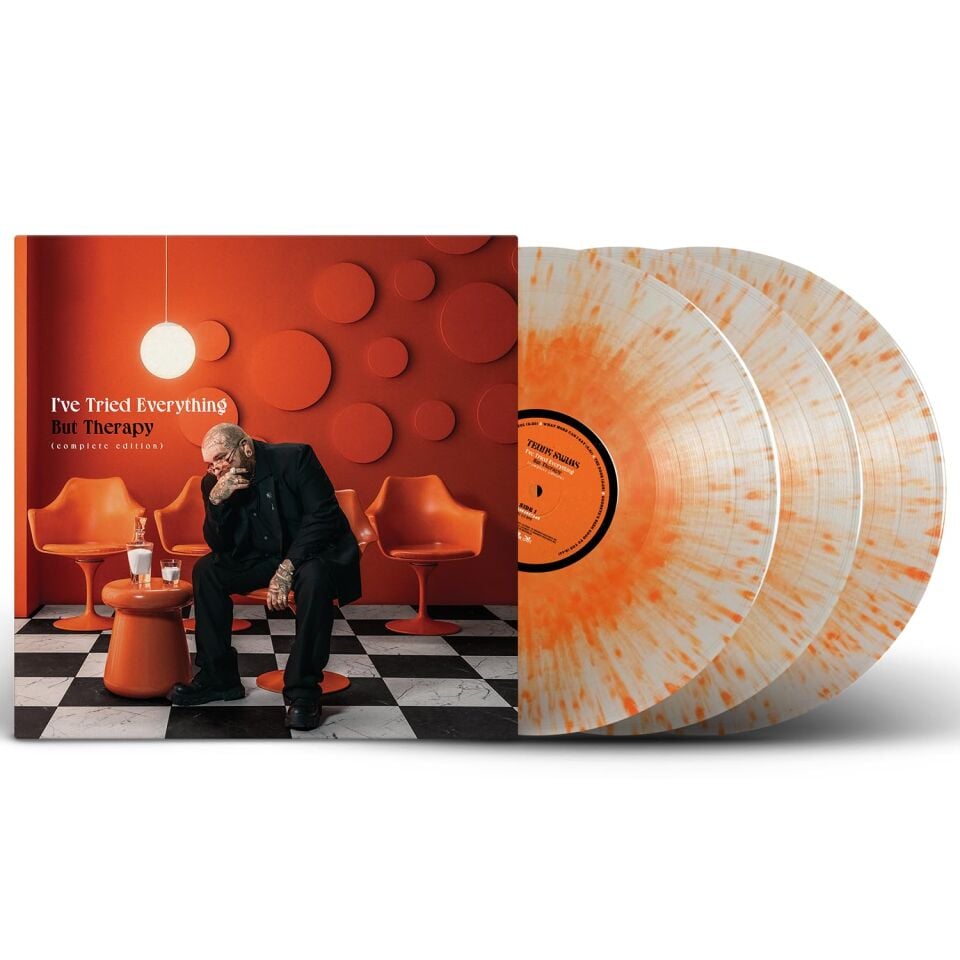 TEDDY SWIMS - I'VE TRIED EVERYTHING BUT THERAPY / COMPLETE EDITION (2025) - 3xLP MILKY CLEAR & ORANGE SPLATTER COLOURED EDITION SIFIR PLAK