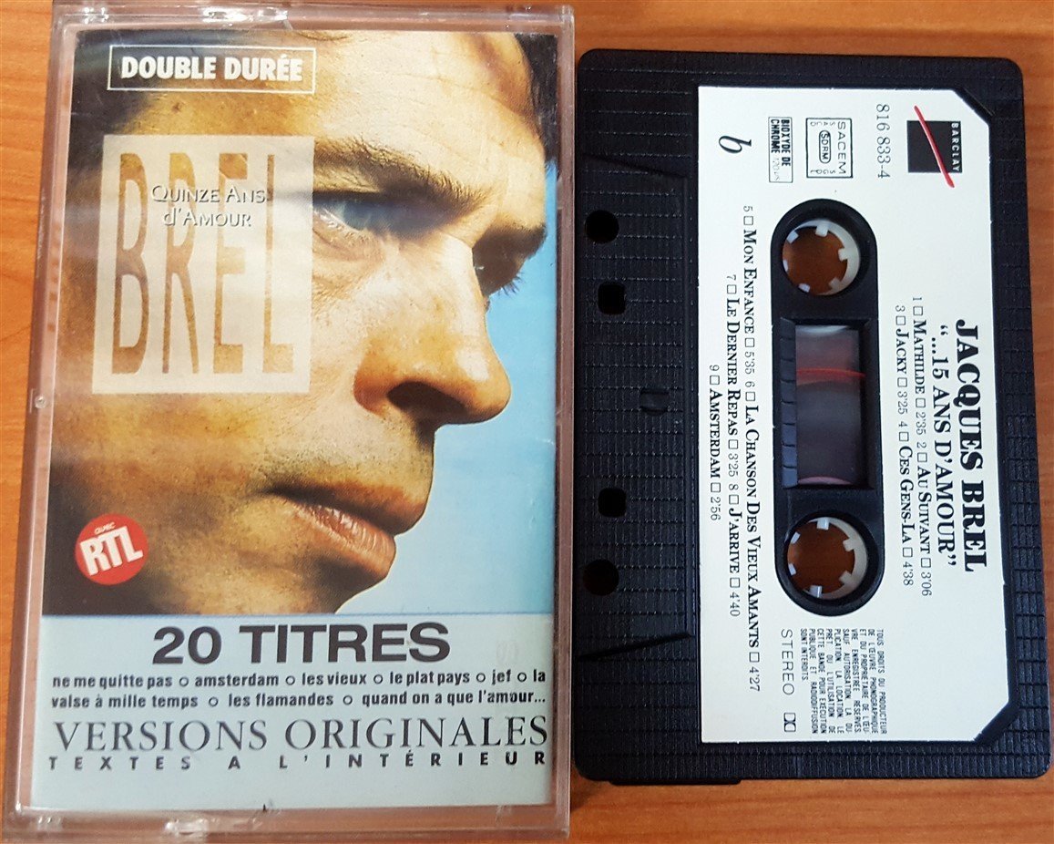 JACQUES BREL - QUINZE ANS D'AMOUR KASET 2.EL