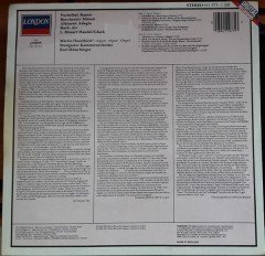 PACHELBEL: KANON, ALBINONI: ADAGIO, BACH: AIR, BOCCHERINI: MINUET, KARL MÜNCHINGER - LP SIFIR
