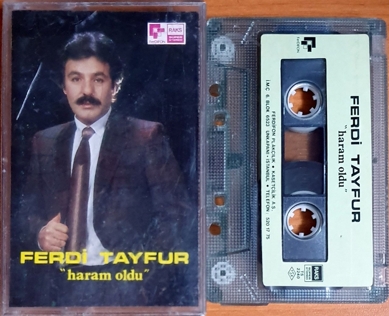 FERDİ TAYFUR - HARAM OLDU - KASET FERDİFON 2.EL