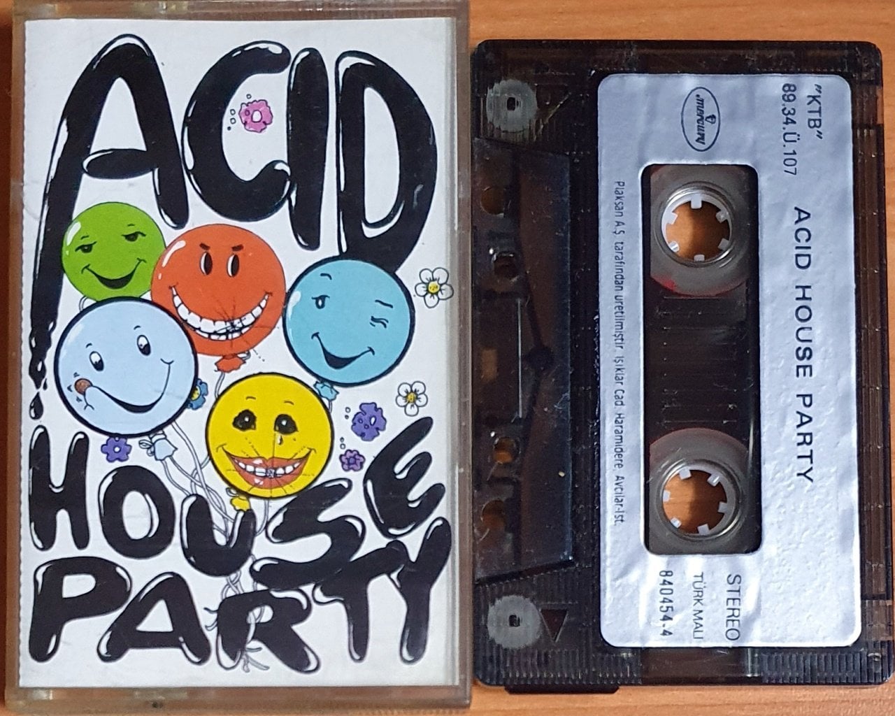 ACID HOUSE PARTY / THE BEATMASTERS, POZITIVE NOIZE, D MOB, THE SPEECH, THE GARDEN OF EDEN (1989) - KASET PLAKSAN 2.EL