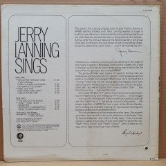 JERRY LANNING - SINGS (1967) - LP 2.EL PLAK
