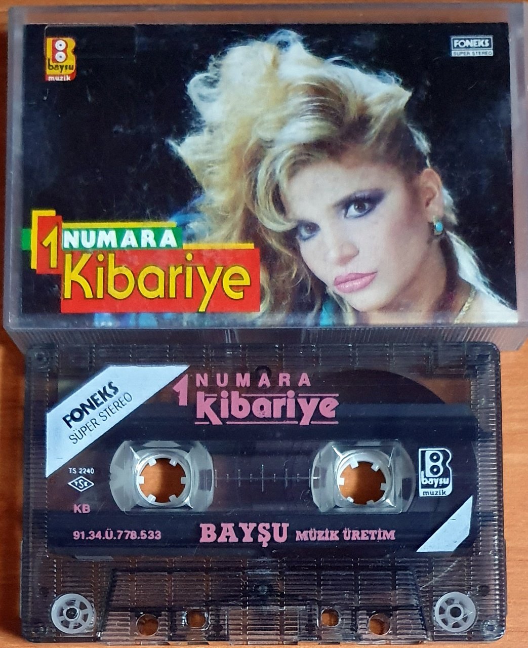 KİBARİYE - 1 NUMARA (1991) - KASET BAYŞU MÜZİK 2.EL