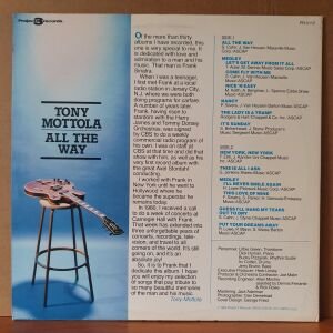 TONY MOTTOLA - ALL THE WAY (1983) - LP 2.EL PLAK