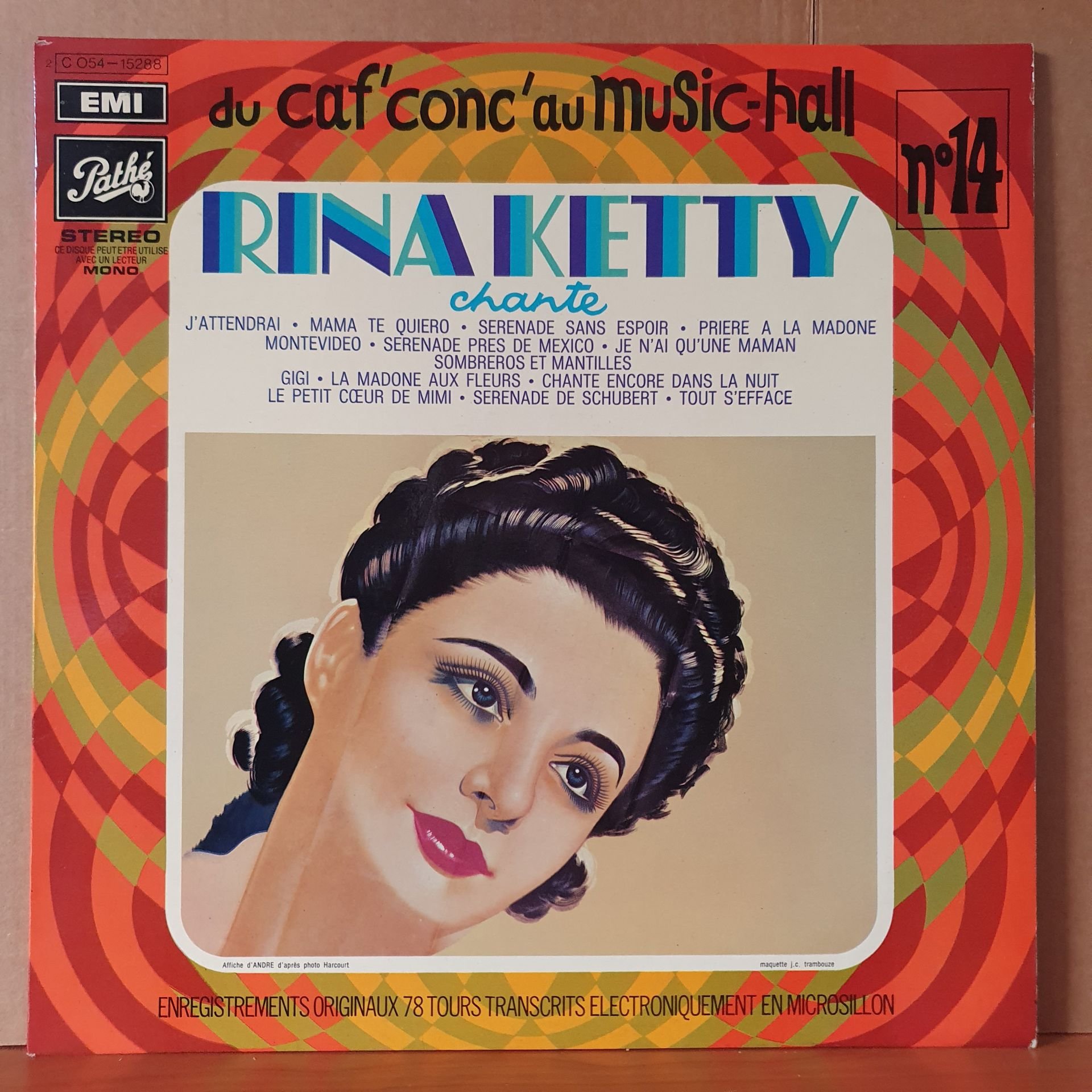 RINA KETTY - RINA KETTY CHANTE - LP 2.EL PLAK