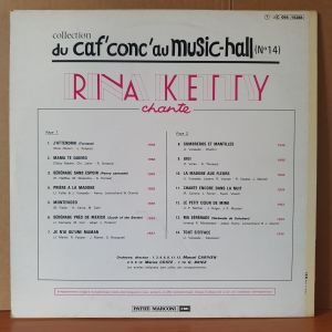 RINA KETTY - RINA KETTY CHANTE - LP 2.EL PLAK