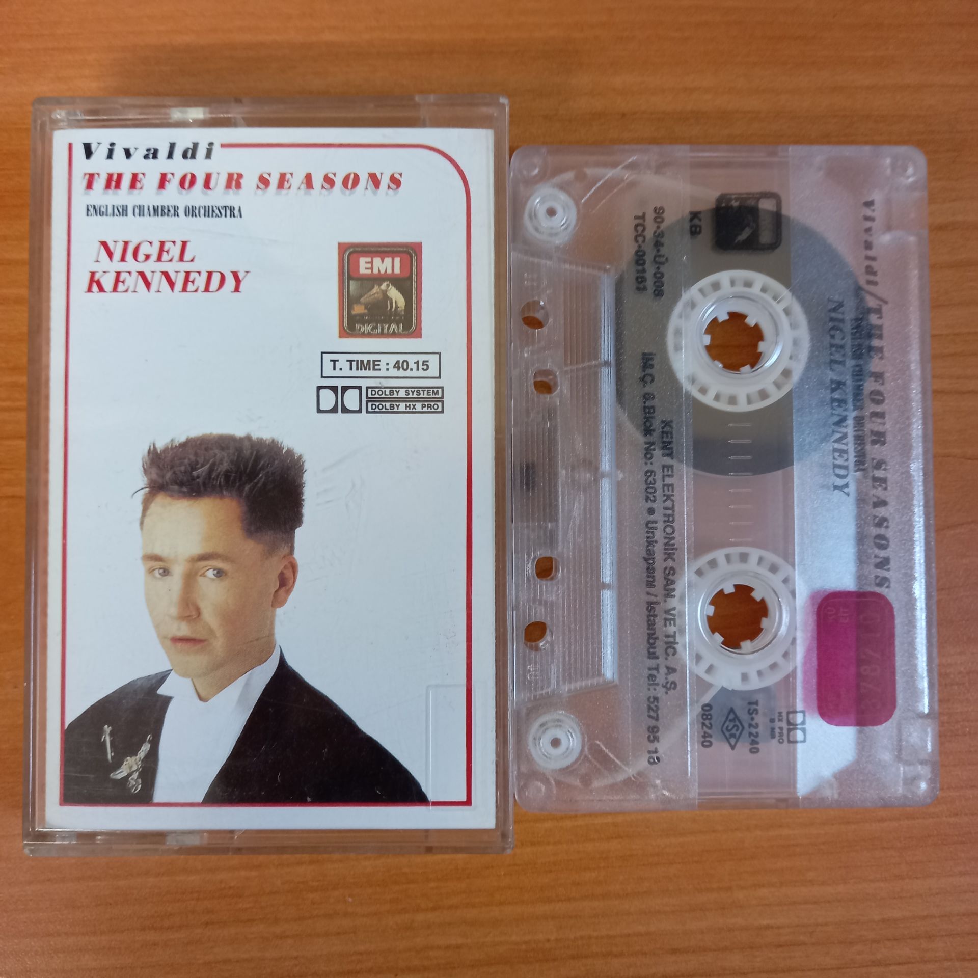 VIVALDI - FOUR SEASONS / NIGEL KENNEDY (1990) - KASET 2.EL