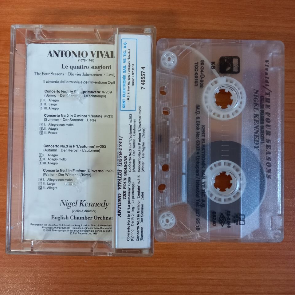 VIVALDI - FOUR SEASONS / NIGEL KENNEDY (1990) - KASET 2.EL