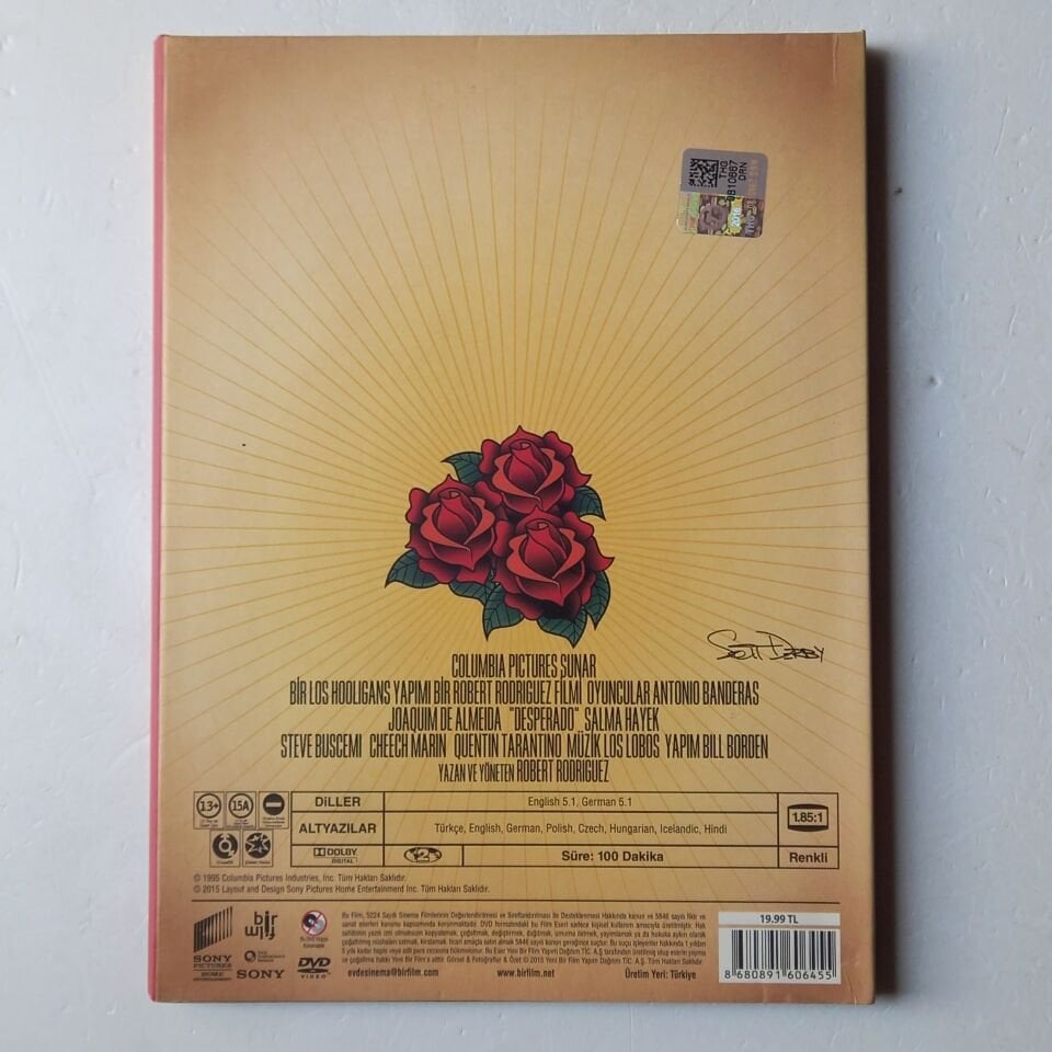 DESPERADO - ROBERT RODRIGUEZ, ANTONIO BANDERAS, SALMA HAYEK - DVD 2.EL