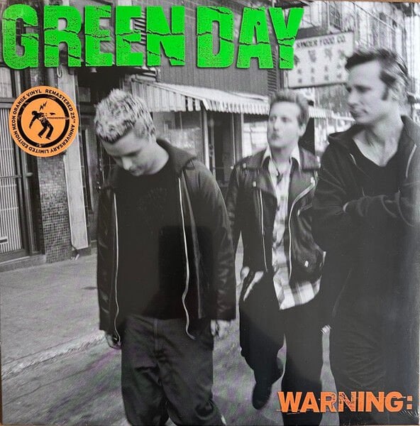 GREEN DAY - WARNING (2000) - LP 2025 NEON ORANGE COLOURED EDITION SIFIR PLAK