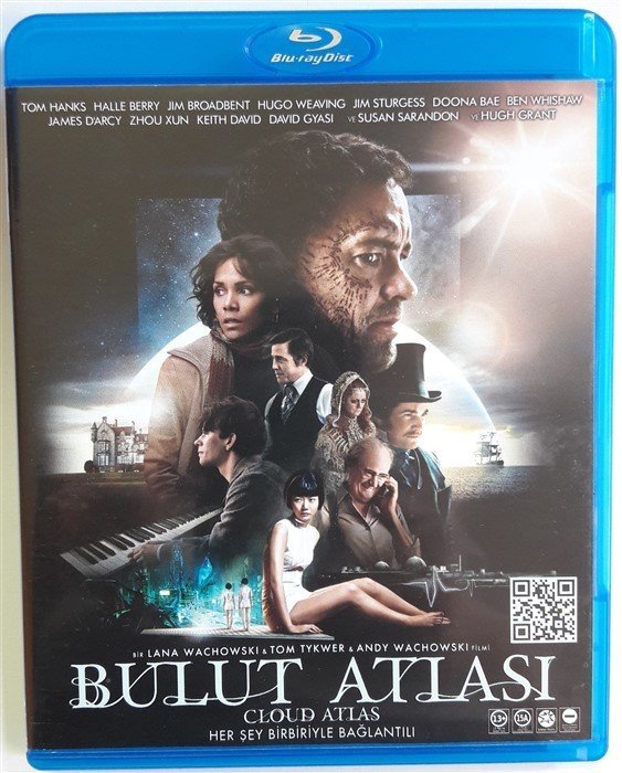 BULUT ATLASI - CLOUD ATLAS - TOM HANKS - HALLE BERRY - SUSAN SARANDON - HUGH GRANT - BLU-RAY 2.EL