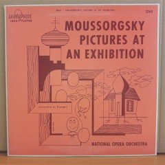 MOUSSORGSKY: PICTURES AT AN EXHIBITION, NATIONAL OPERA ORCHESTRA (1953) - LP 2.EL PLAK