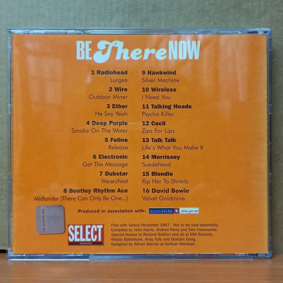 BE TEHERE NOW - 16 MIGHTY TRACKS FROM THE TIME TUNNEL / RADIOHEAD, DAVID BOWIE, BLONDIE, DUBSTAR, DEEP PURPLE (1997) - CD 2.EL