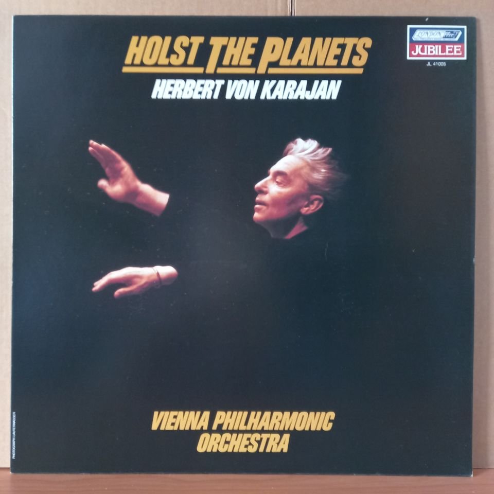 HOLST: THE PLANETS / HERBERT VON KARAJAN, VIENNA PHILHARMONIC (1981) - LP 2.EL PLAK