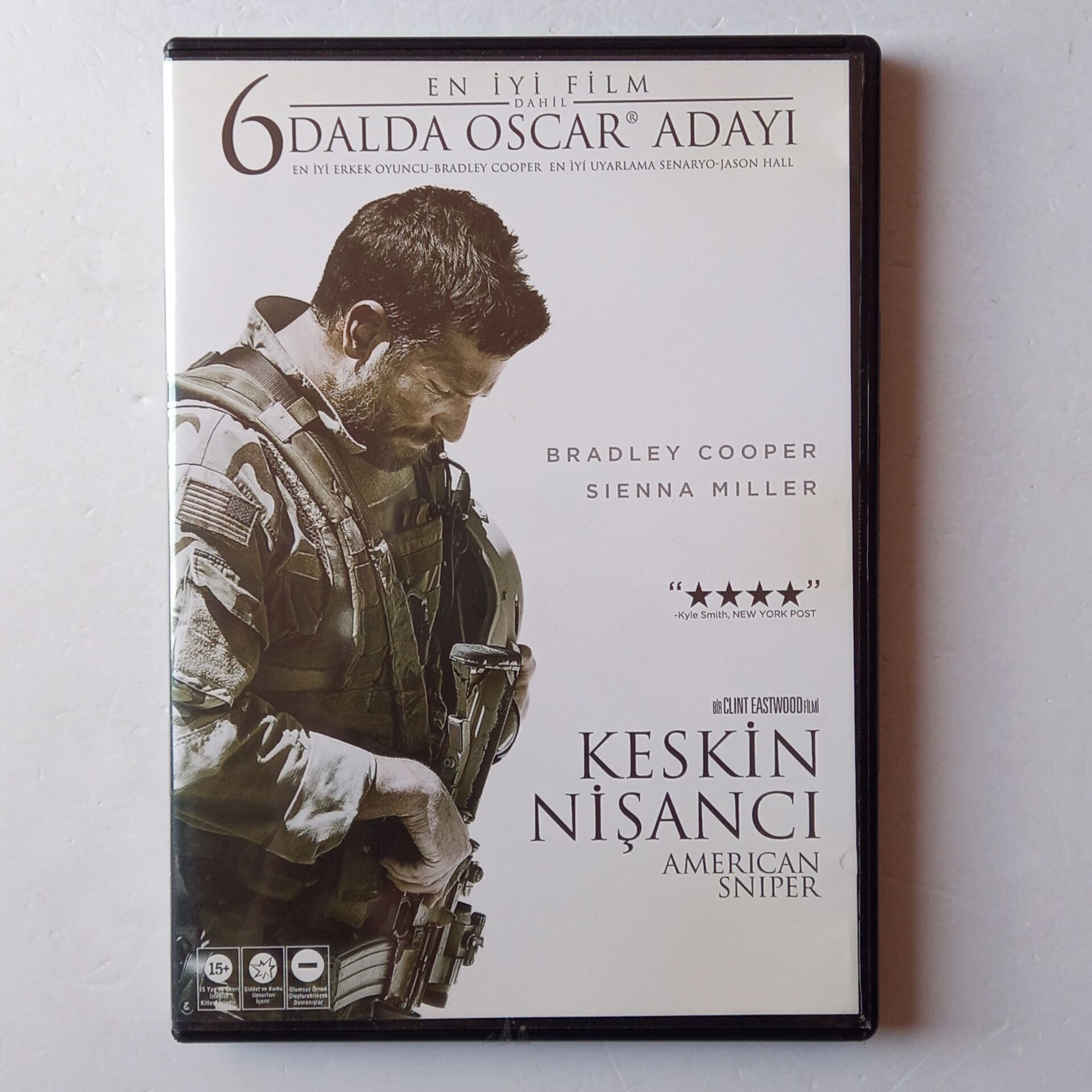 KESKİN NİŞANCI / AMERICAN SNIPER - CLINT EASTWOOD, BRADLEY COOPER - DVD 2.EL
