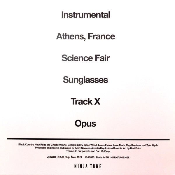 BLACK COUNTRY NEW ROAD - FOR THE FIRST TIME (2021) - LP SIFIR PLAK