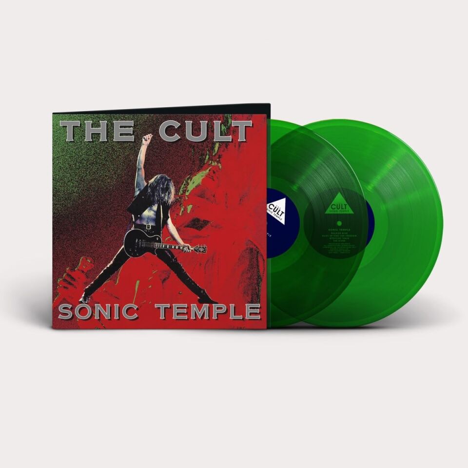 THE CULT - SONIC TEMPLE (1989) - 2xLP 2023 TRANSLUCENT GREEN COLOURED EDITION SIFIR PLAK