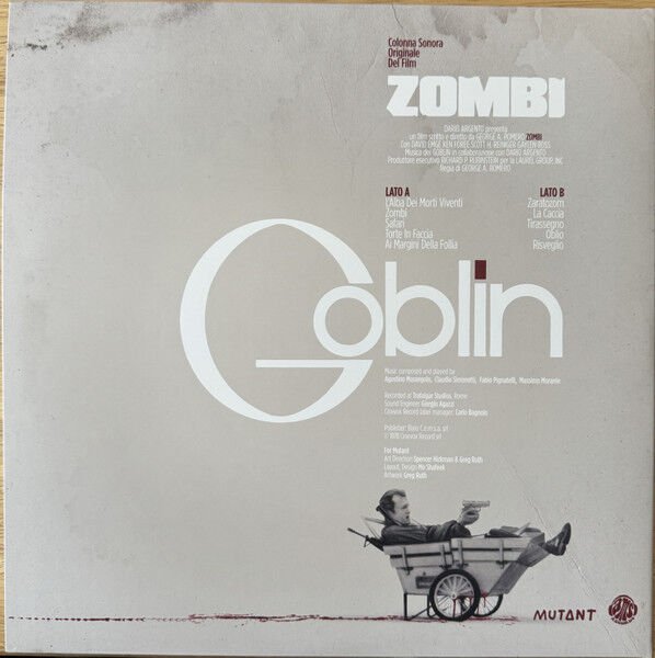 ZOMBI / DAWN OF THE DEAD (DARIO ARGENTO) - SOUNDTRACK / MUSIC BY GOBLIN (1978) - LP 2024 RED COLOURED EDITION SIFIR PLAK