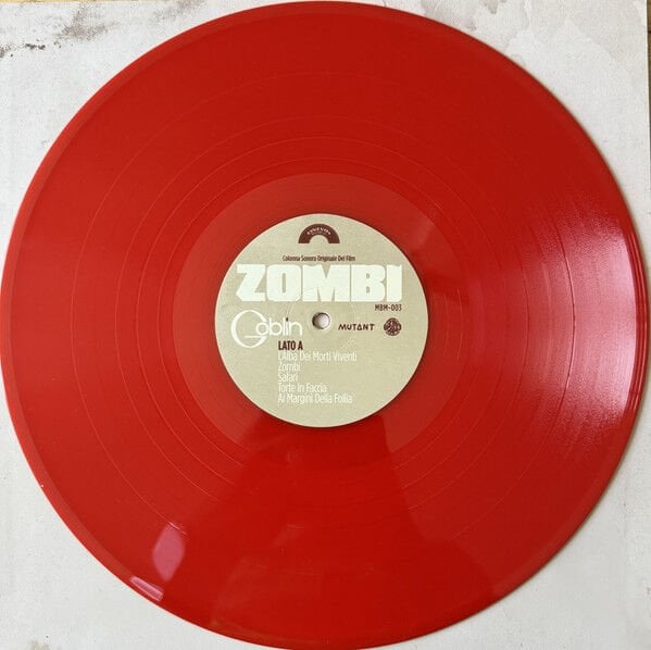 ZOMBI / DAWN OF THE DEAD (DARIO ARGENTO) - SOUNDTRACK / MUSIC BY GOBLIN (1978) - LP 2024 RED COLOURED EDITION SIFIR PLAK