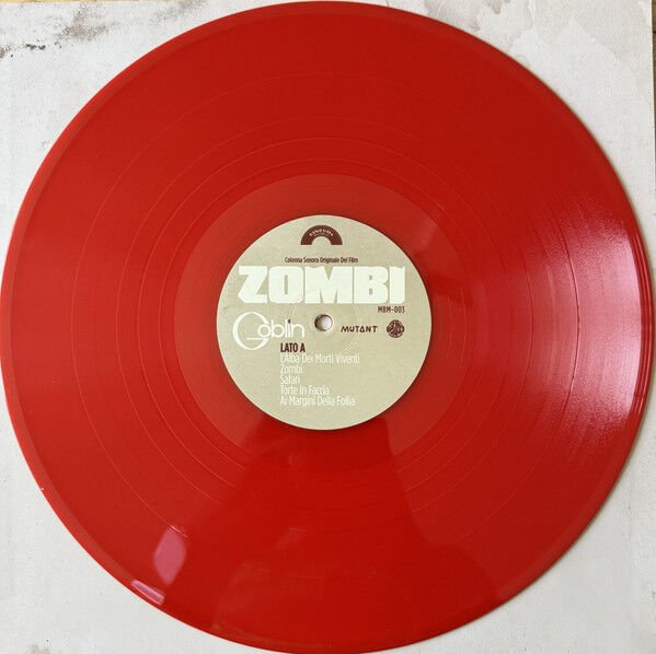 ZOMBI / DAWN OF THE DEAD (DARIO ARGENTO) - SOUNDTRACK / MUSIC BY GOBLIN (1978) - LP 2024 RED COLOURED EDITION SIFIR PLAK