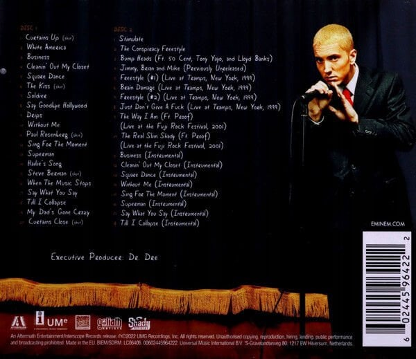 EMINEM – THE EMINEM SHOW / EXPANDED EDITION (2002) - 2CD REMASTERED 2023 REISSUE JEWEL CASE AMBALAJINDA SIFIR