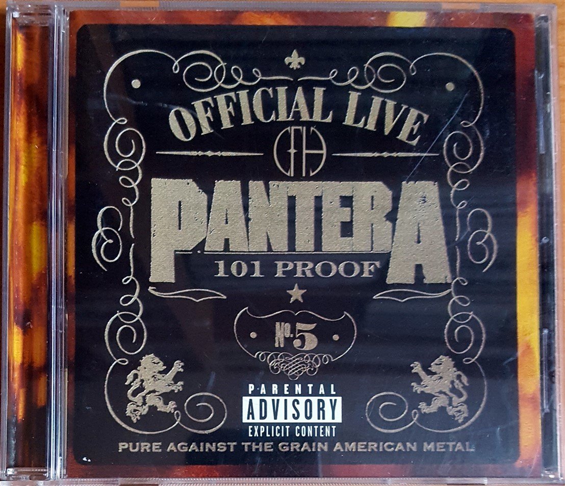 PANTERA - OFFICIAL LIVE: 101 PROOF (1997) CD 2.EL