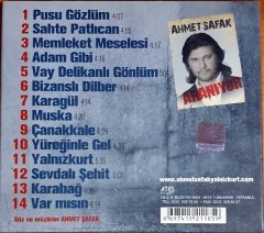 AHMET ŞAFAK - ARANIYOR (2008) - CD ATEŞ MÜZİK 2.EL