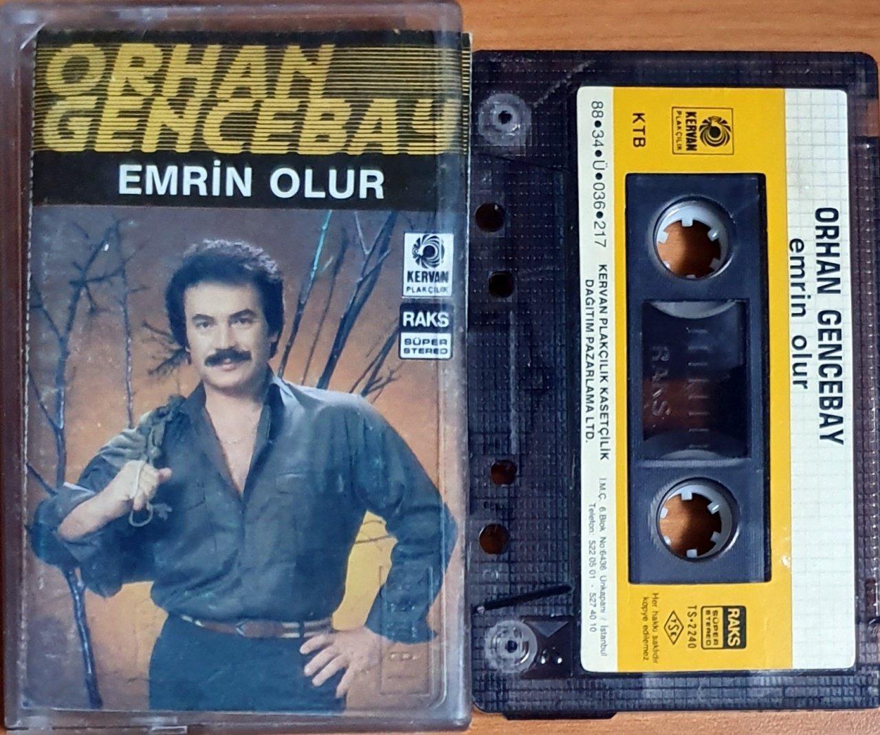 ORHAN GENCEBAY - EMRİN OLUR (1988) - KASET KERVAN 2.EL