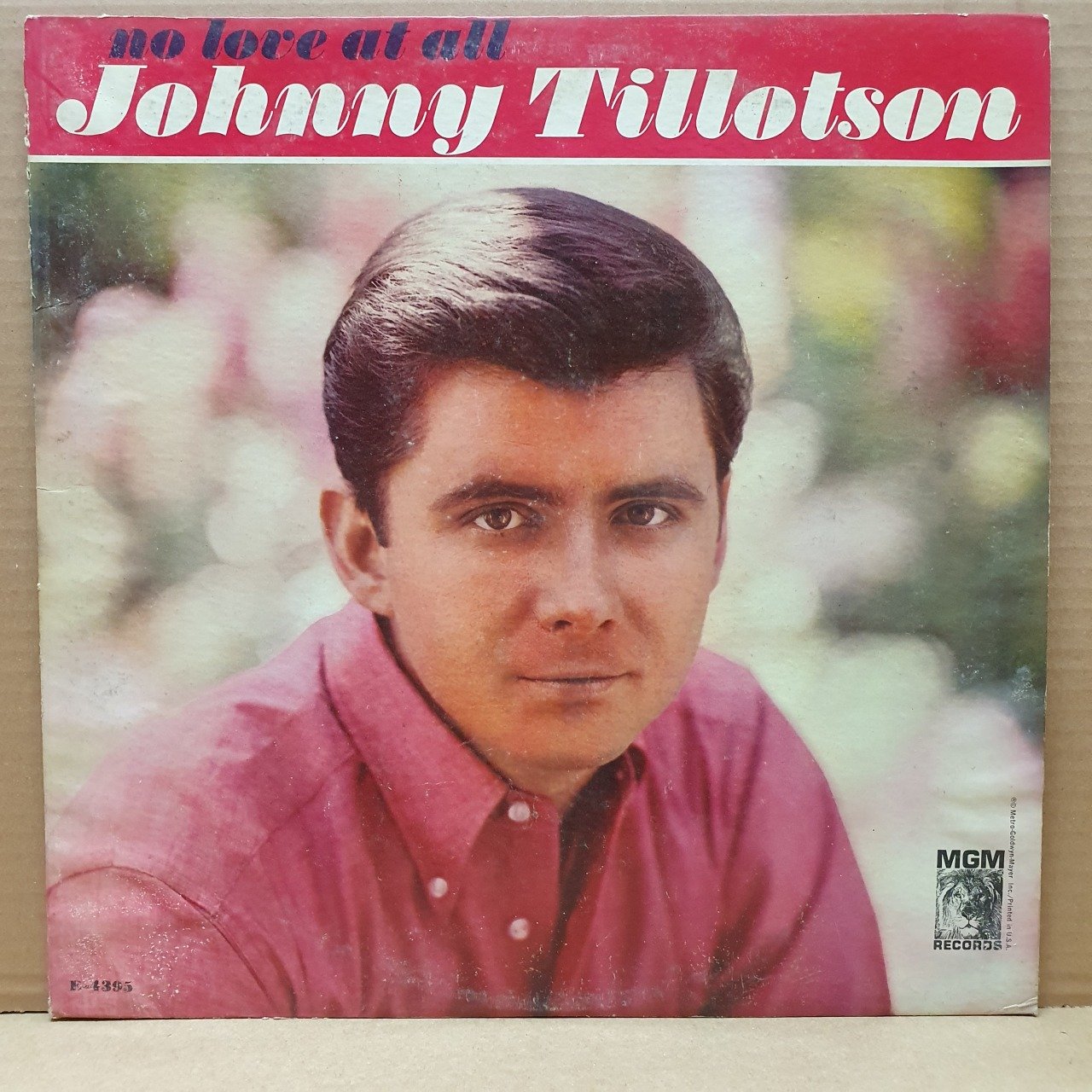 JOHNNY TILLOTSON - NO LOVE AT ALL (1966) - LP 2.EL PLAK