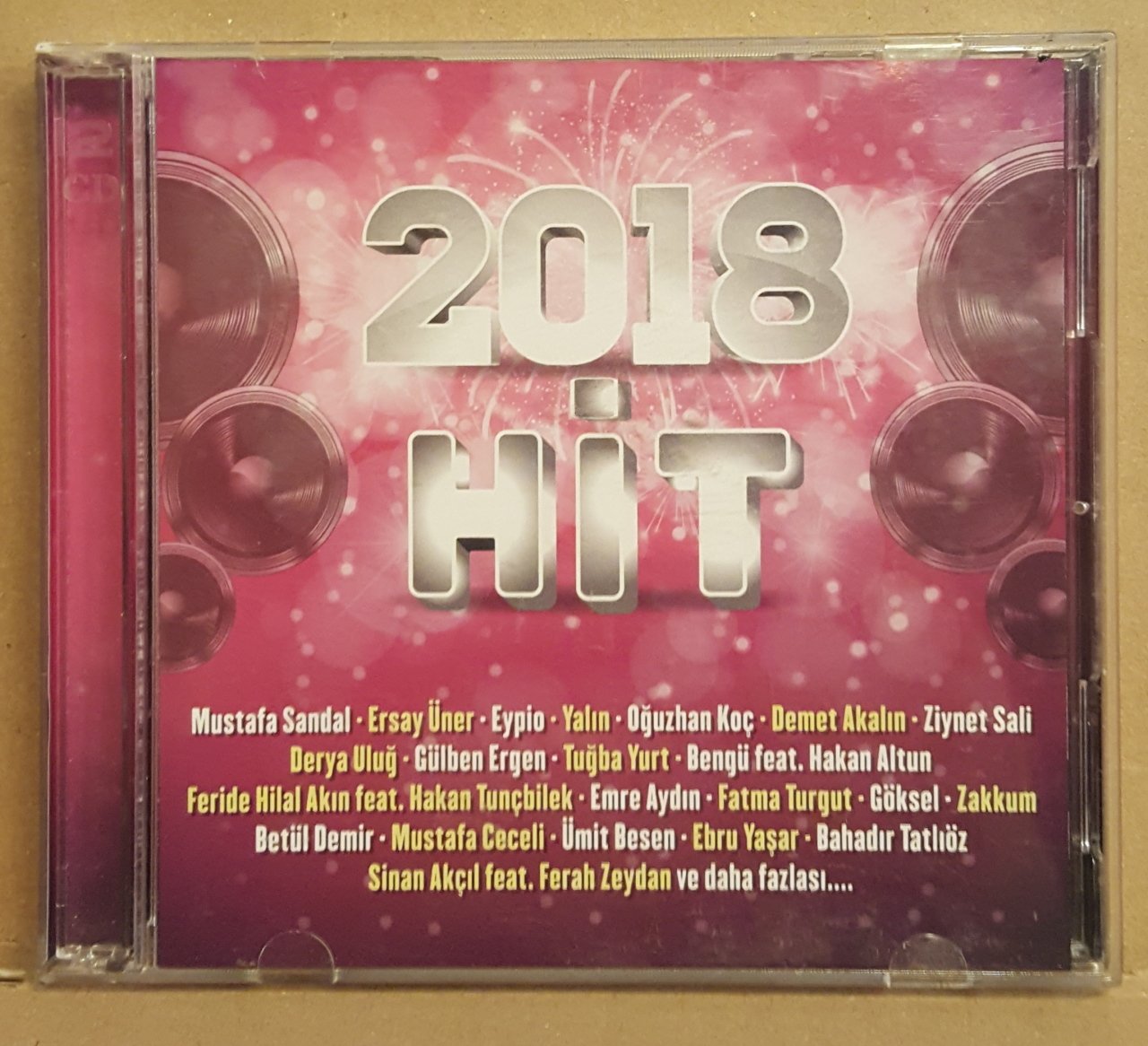 2018 HIT - KARIŞIK TÜRKÇE POP EYPIO TUĞBA YURT ÜMT BESEN EMRE AYDIN BENGÜ DEMET AKALIN MUSTAFA SANDAL ... - 2CD 2.EL