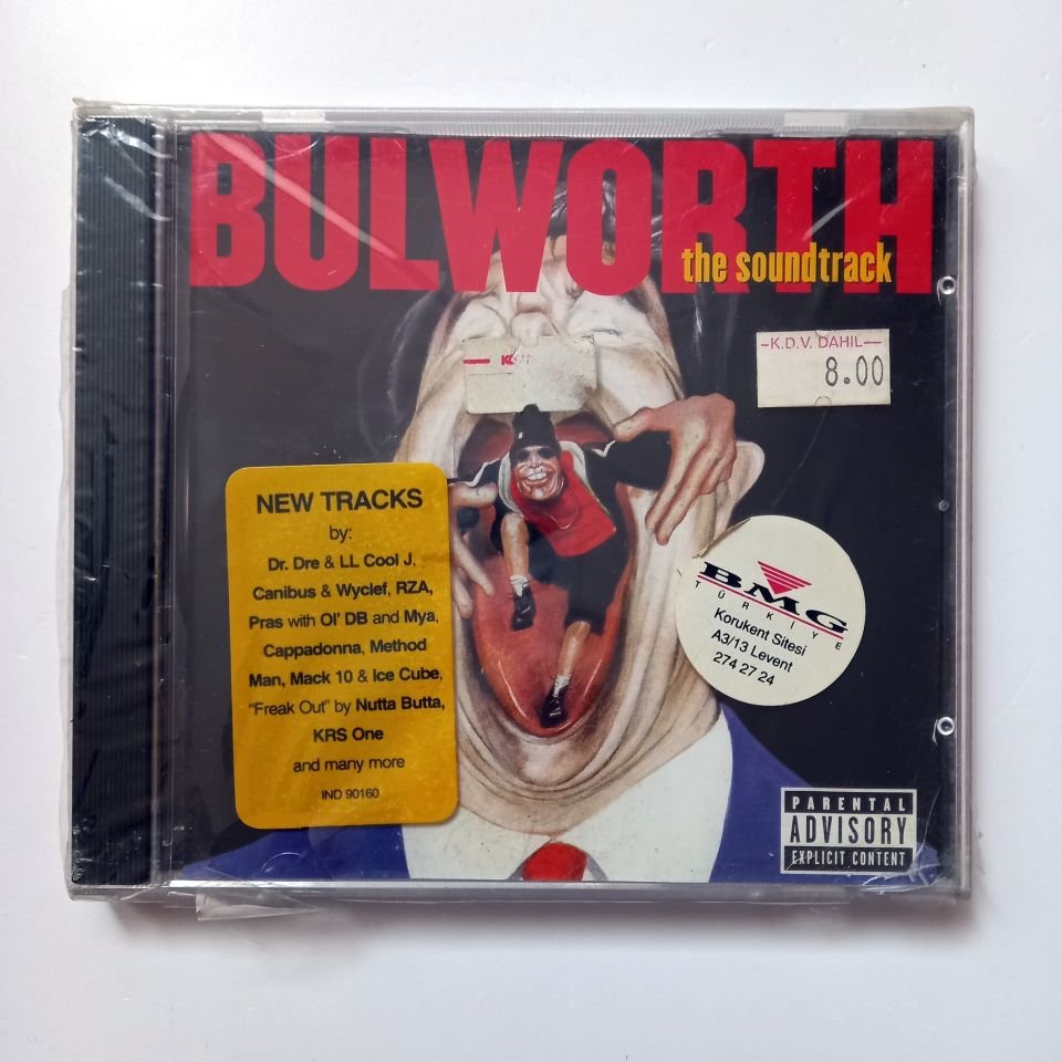 BULWORTH THE SOUNDTRACK / DR. DRE & LL COOL J, CANIBUS & WYCLEF, RZA, METHOD MAN, KRS ONE (1998) - CD SIFIR