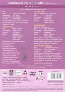 AMERICAN BALLET THEATRE IN SAN FRANCISCO [AIRS, BLACK SWAN, ROMEO AND JULIET,..] (1985) DVD SIFIR