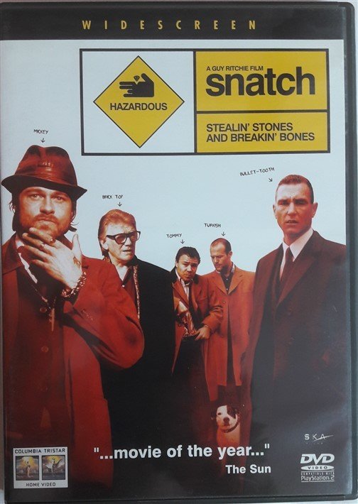 SNATCH - KAPIŞMA - BRAD PITT - BENICIO DEL TORO - VINNIE JONES - DENNIS FARINA - JASON FLEMYNG - JASON STATHAM - GUY RITCHIE - DVD 2.EL
