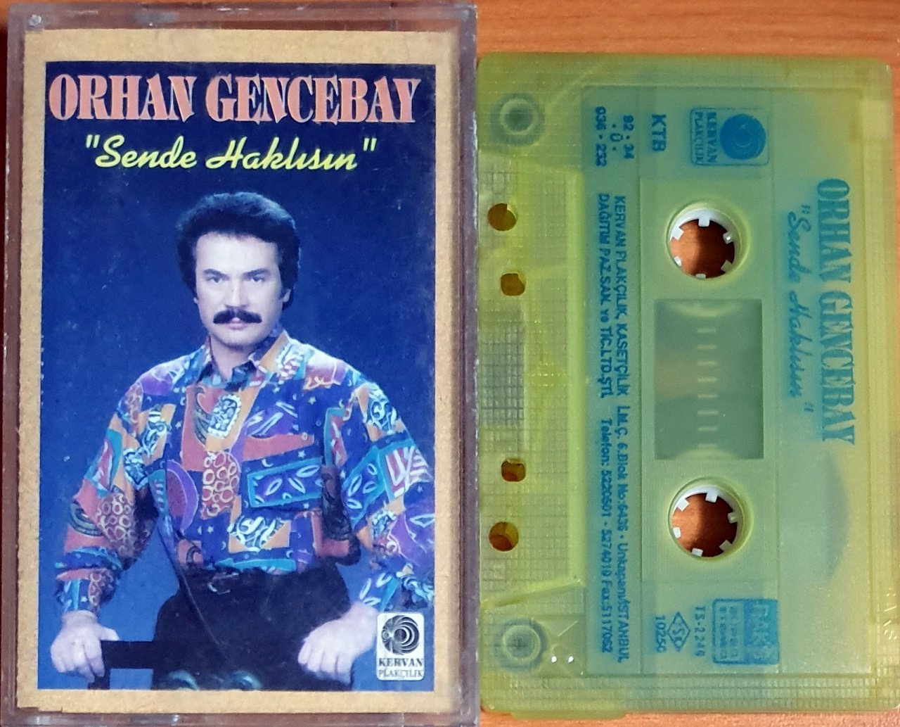 ORHAN GENCEBAY - SENDE HAKLISIN (1992) - KASET KERVAN 2.EL