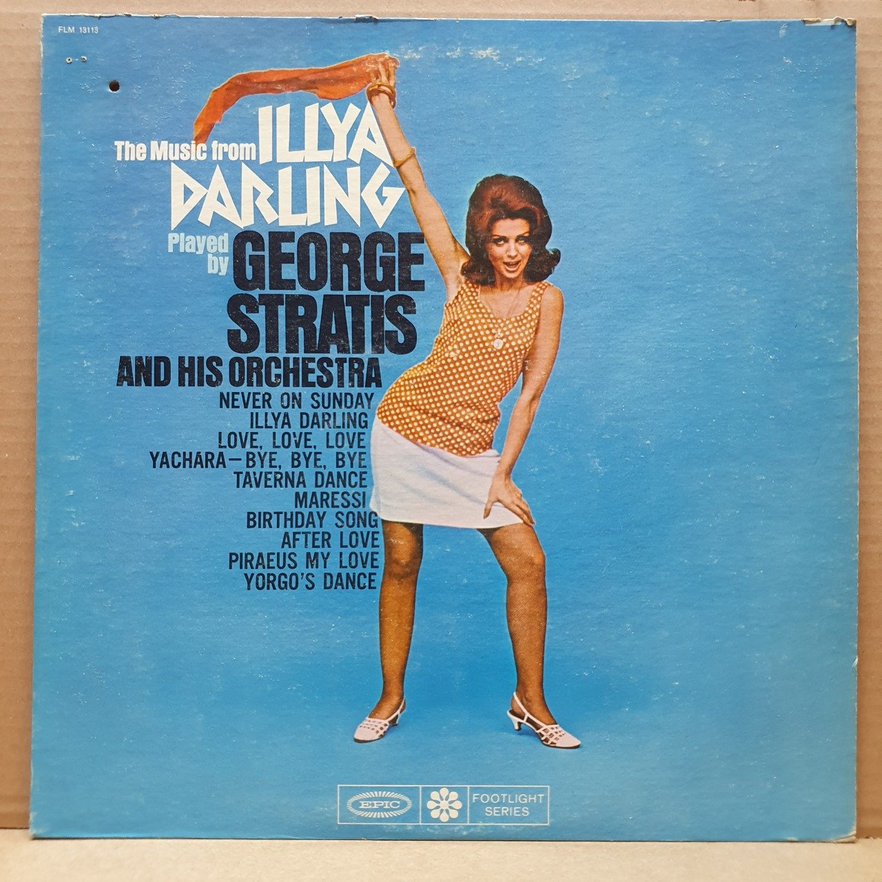 GEORGE STRATIS AND HIS ORCHESTRA - THE MUSIC FROM ILLYA DARLING - LP 2.EL PLAK