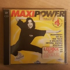MAXI POWER VOL 4 - VARIOUS ARTISTS 2 UNLIMITED CRYSTAL WATERS CAPELLA YELLO ICE MC etc (1994) - 2CD 2.EL