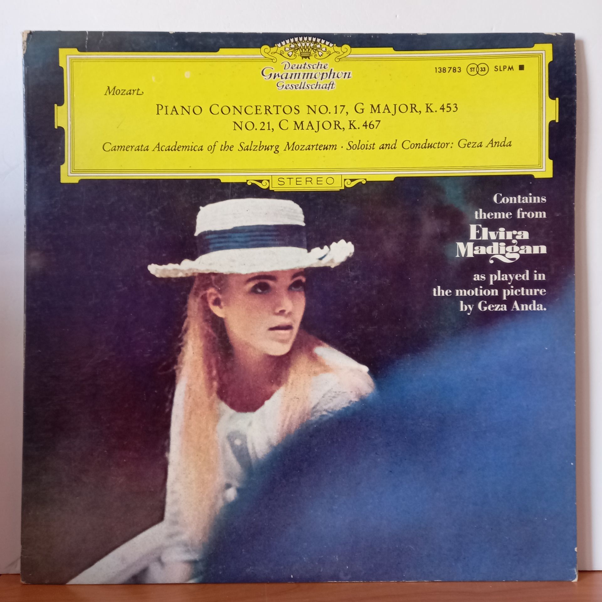 MOZART - CAMERATA ACADEMICA DES SALZBURGER MOZARTEUMS, GEZA ANDA – KLAVIERKONZERTE G-DUR KV 453 / C-DUR KV 467 (1962) - LP 2.EL PLAK