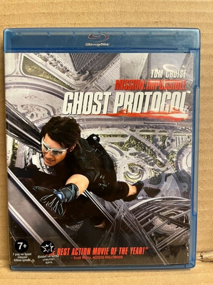 MISSION IMPOSSIBLE - GHOST PROTOCOL - GÖREVİMİZ TEHLİKE 4 - TOM CRUISE -  BLU-RAY 2.EL