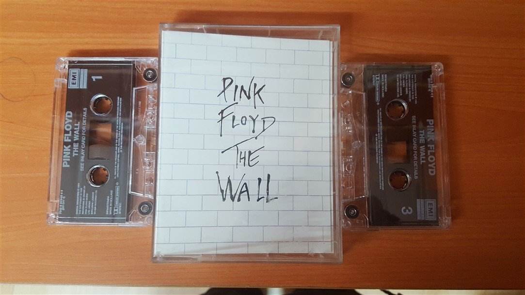 PINK FLOYD - THE WALL DOUBLE CASSETTE MADE IN HOLLAND ''USED''