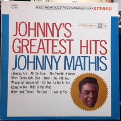 JOHNNY MATHIS - JOHNNY'S GREATEST HITS - PLAK 2.EL