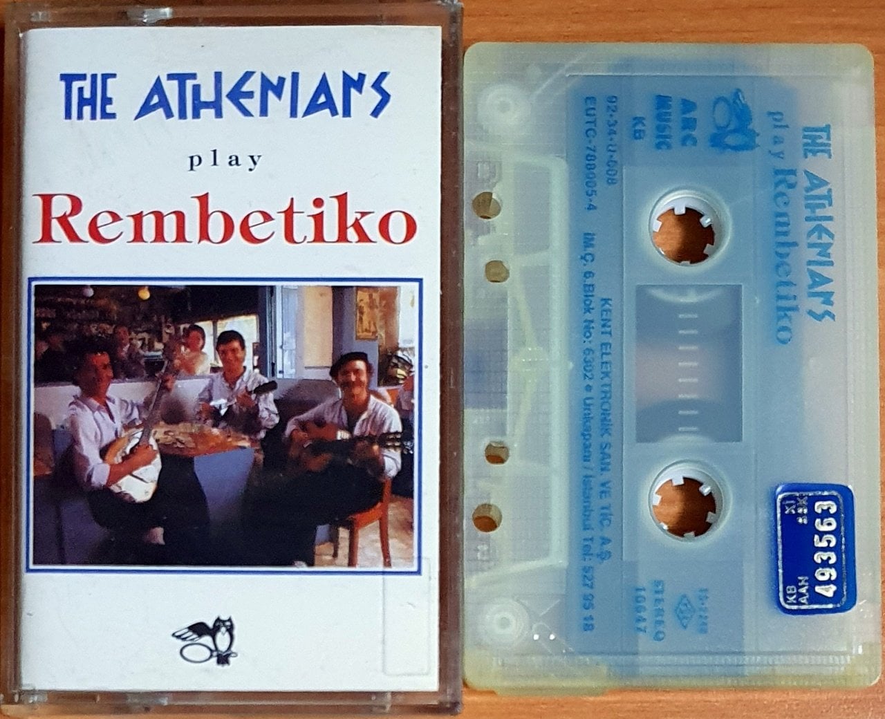 THE ATHENIANS - PLAY REMBETIKO (1992) - KASET KENT 2.EL