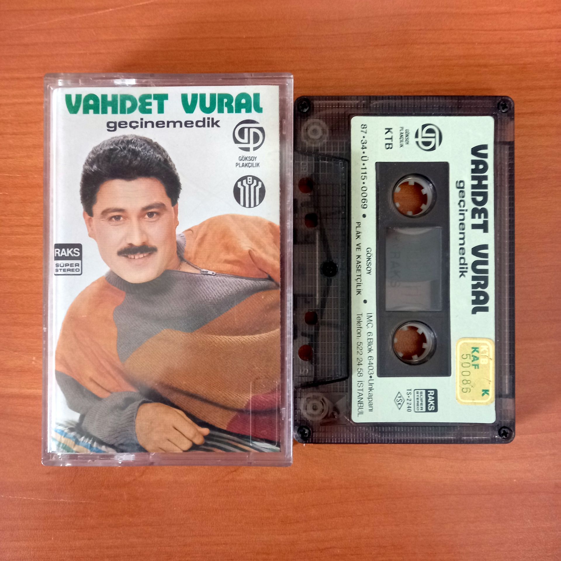 VAHDET VURAL - GEÇİNEMEDİK (1987) - KASET 2.EL