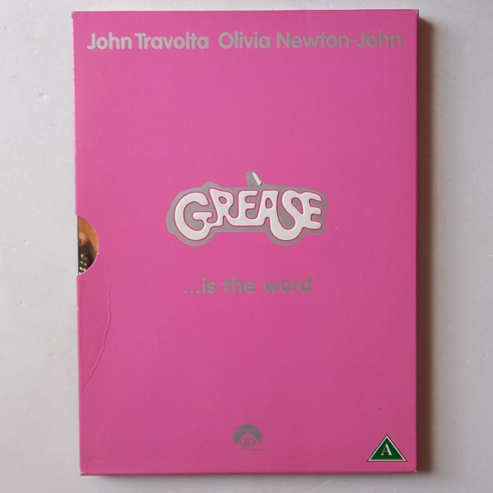 GREASE - JOHN TRAVOLTA, OLIVIA NEWTON JOHN - DVD SNAP CASE 2.EL