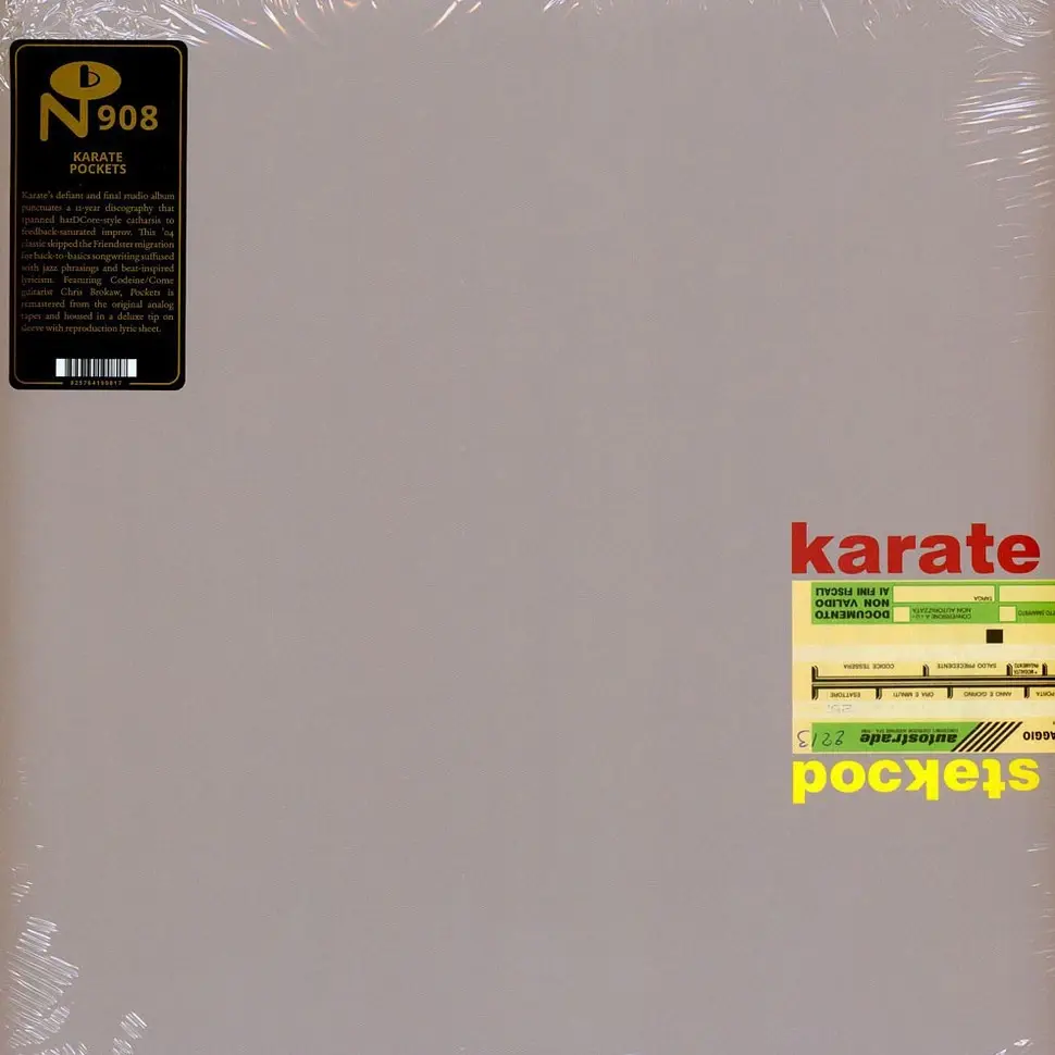 KARATE - POCKETS (2004) - LP 2026 EDITION SIFIR PLAK