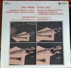 WILDER: SONATA FOR CLARINET & PIANO, LEVY: SONATA FOR CLARINET & PIANO, MITCHELL WEISS - LP SIFIR