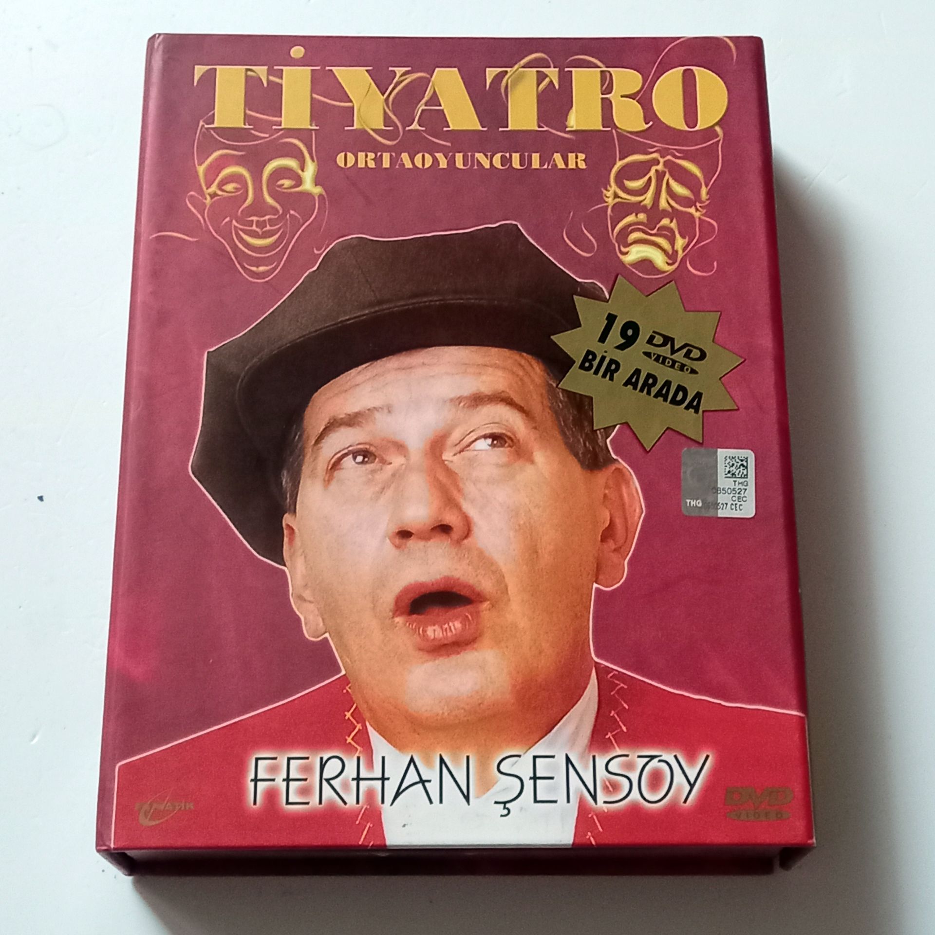 TİYATRO ORTAOYUNCULAR / FERHAN ŞENSOY  - DVD 19 DİSK BOX SET 2.EL