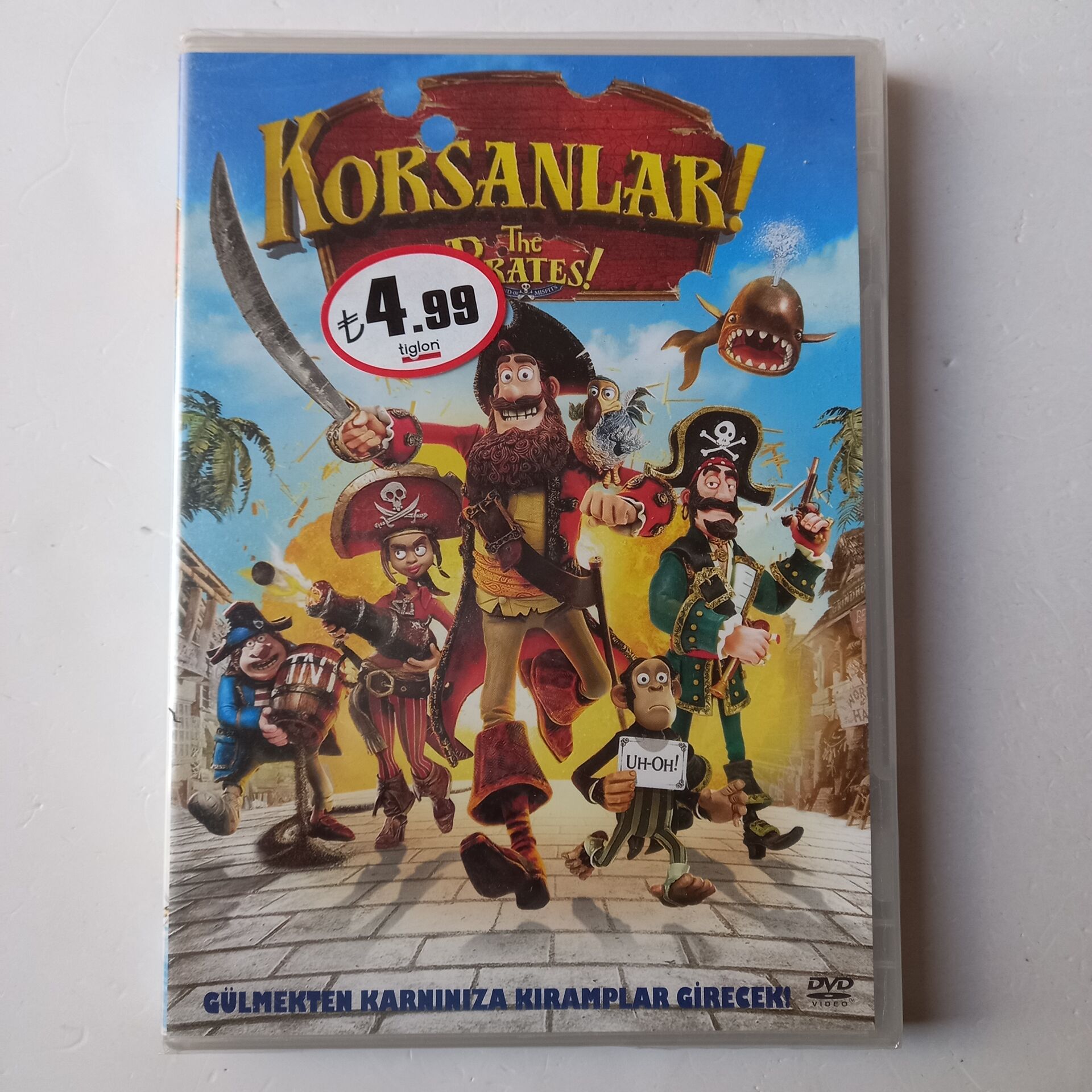 KORSANLAR! - THE PIRATES! - ANİMASYON DVD SIFIR