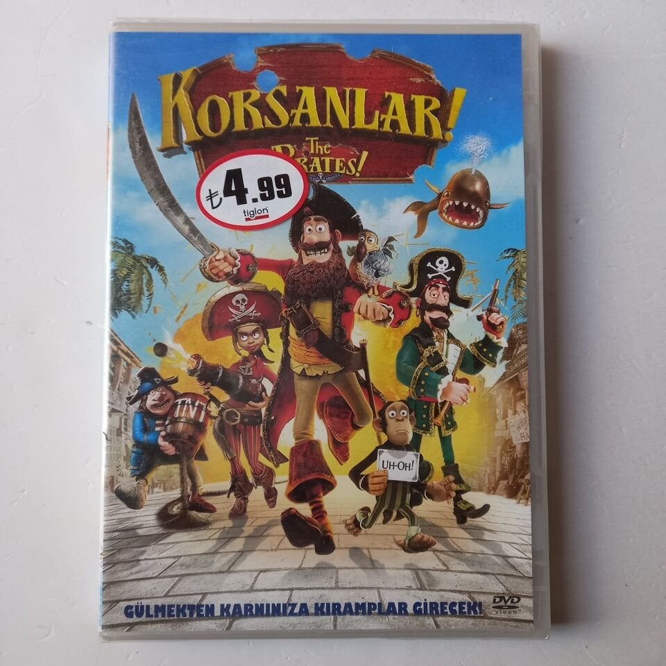 KORSANLAR! - THE PIRATES! - ANİMASYON DVD SIFIR
